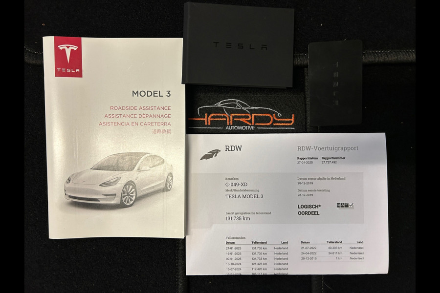 Tesla Model 3 Long Range AWD 75 kWh 85% SOH Trekhaak (1.000kg)