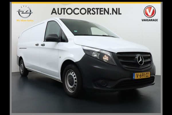 Mercedes-Benz Vito 2.2D 114CDIAUT-7 136PK XL Navi Camera Airco Cruise Control Bluetooth Licht-/regensensor 114CDI Extra Lang Betonplex Vloer Wandbetimmering Schuifdeur links Parkeer-assistent 1e Eigenaar Euro 6 2.000kg trekvermogen!