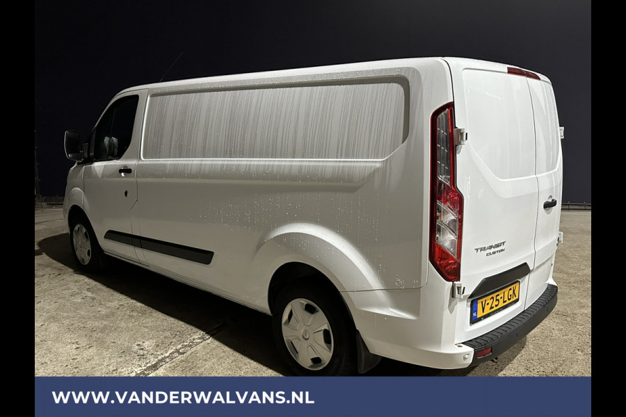 Ford Transit Custom 2.0 TDCI 131pk L2H1 Euro6 Airco | Apple Carplay | Cruisecontrol | Stoelverwarming | LED Android Auto, Verwarmde voorruit, Parkeersensoren, Bijrijdersbank, 2800kg trekvermogen