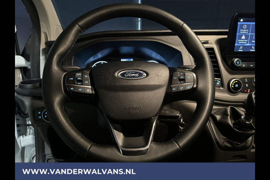 Ford Transit Custom 2.0 TDCI 131pk L2H1 Euro6 Airco | Apple Carplay | Cruisecontrol | Stoelverwarming | LED Android Auto, Verwarmde voorruit, Parkeersensoren, Bijrijdersbank, 2800kg trekvermogen