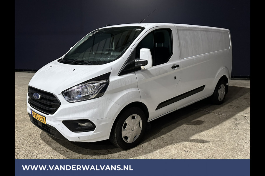 Ford Transit Custom 2.0 TDCI 131pk L2H1 Euro6 Airco | Apple Carplay | Cruisecontrol | Stoelverwarming | LED Android Auto, Verwarmde voorruit, Parkeersensoren, Bijrijdersbank, 2800kg trekvermogen