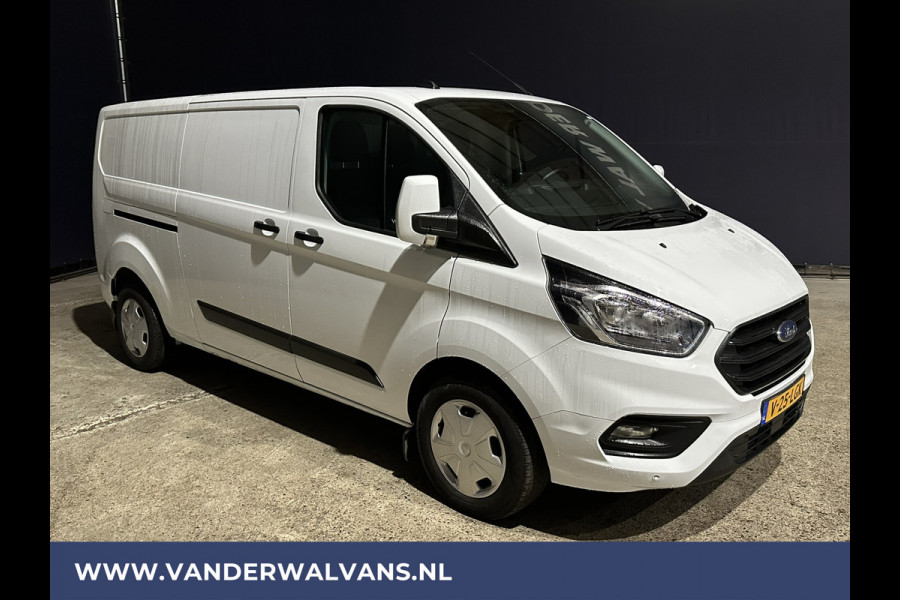 Ford Transit Custom 2.0 TDCI 131pk L2H1 Euro6 Airco | Apple Carplay | Cruisecontrol | Stoelverwarming | LED Android Auto, Verwarmde voorruit, Parkeersensoren, Bijrijdersbank, 2800kg trekvermogen