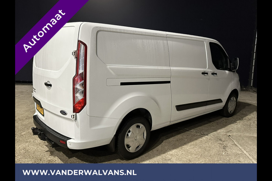 Ford Transit Custom 2.0 TDCI 130pk Automaat L2H1 Euro6 Airco | Camera | Navigatie | LED | Trekhaak Apple Carplay, Android Auto, Cruisecontrol, Parkeersensoren, Verwarmde voorruit, Bijrijdersbank