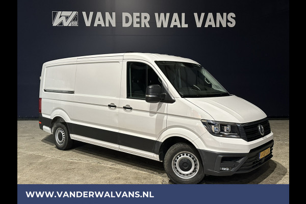 Volkswagen Crafter 2.0 TDI 141pk L3H2 L2H1 Euro6 Airco | Camera | Navigatie | 3000kg trekhaak Apple Carplay, Android Auto, Parkeersensoren, Bijrijdersbank