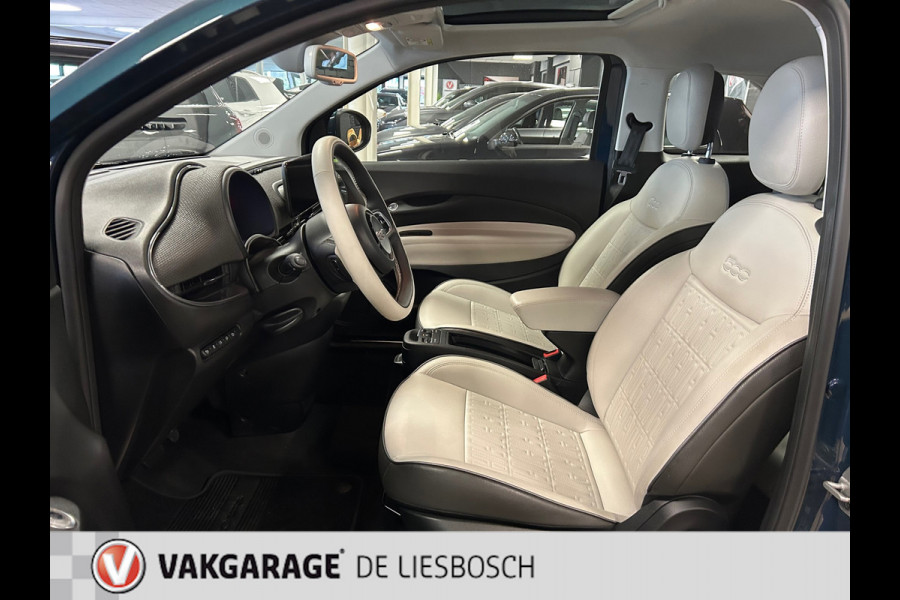 Fiat 500 La Prima 42 kWh / 120pk / Navigatie / Panorama-dak / Leder / camera