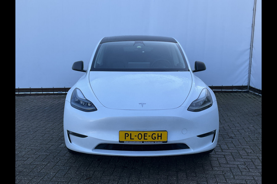 Tesla Model Y Long Range AWD 75 kWh 514pk Autopilot Stuur/Stoelverw Pano Trekhaak (1600kg)