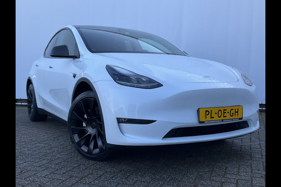 Tesla Model Y Long Range AWD 75 kWh 514pk Autopilot Stuur/Stoelverw Pano Trekhaak (1600kg)