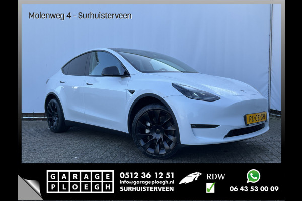 Tesla Model Y Long Range AWD 75 kWh 514pk Autopilot Stuur/Stoelverw Pano Trekhaak (1600kg)