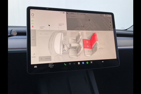 Tesla Model Y Long Range AWD 75 kWh 514pk Autopilot Stuur/Stoelverw Pano Trekhaak (1600kg)