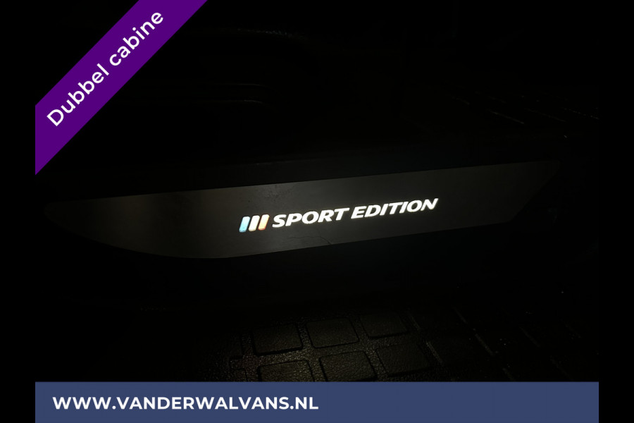 Peugeot Expert 2.0 BlueHDI 150pk L3H1 Dubbele cabine Sport Euro6 Airco | Leder | 2x Zijdeur | Navigatie Camera, LED, Apple Carplay, Android Auto, LM Velgen, 2500kg Trekhaak, Sidebars, Cruisecontrol, Parkeersensoren, 5-Zits