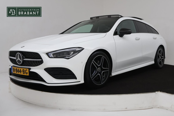 Mercedes-Benz CLA-Klasse Shooting Brake 200 Premium Plus (PANO, SFEER, ELEKTR STOELEN, STOELVERWARMING, LEER, GOED ONDERHOUDEN)