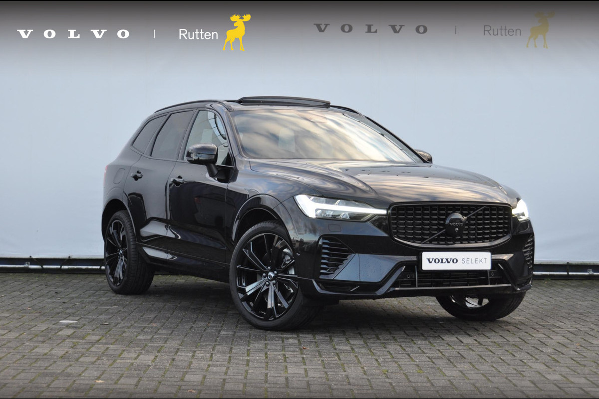 Volvo XC60 T6 350PK AWD Ultra Black Edition Long range / Head-up display / Harman Kardon audio / Panoramadak / BLIS / Elektrisch bedienbare voorstoelen / Memory seats / Verwarmbare stoelen / Keyless entry /