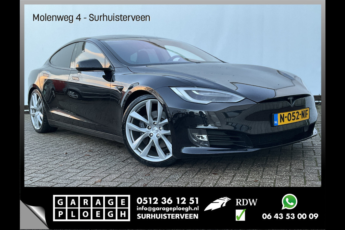 Tesla Model S 90D 422pk 3.0 Autopilot CCS Carbon Premium-Audio Luchtv 21inch FSD 3 Dual AWD 4x4