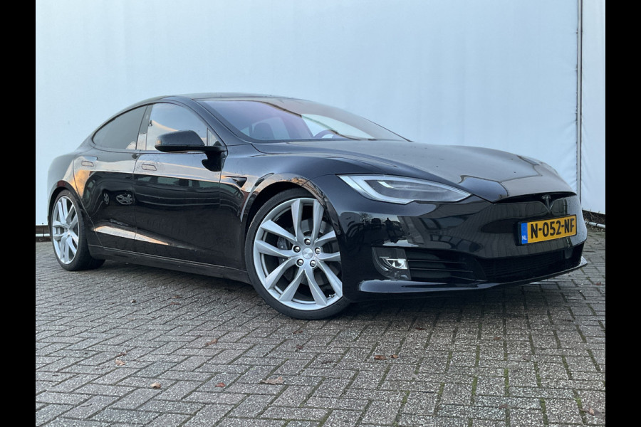 Tesla Model S 90D 422pk 3.0 Autopilot CCS Carbon Premium-Audio Luchtv 21inch FSD 3 Dual AWD 4x4