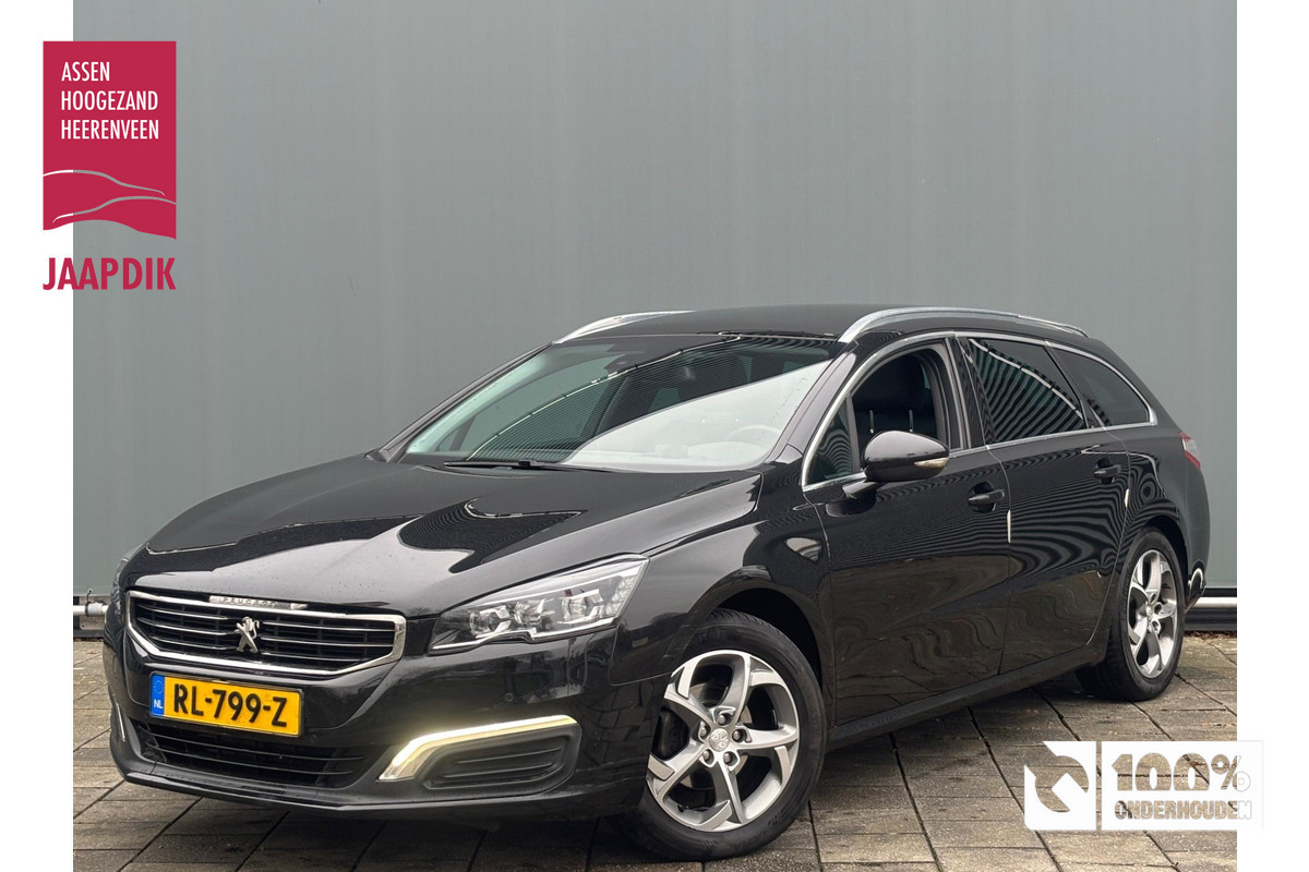 Peugeot 508 SW BWJ 2018 | 1.6 Bl HDi 120PK Executive Pack | CLIMA | TREKHAAK | CAMERA | HEADV UP | NAVI | PANO DAK |