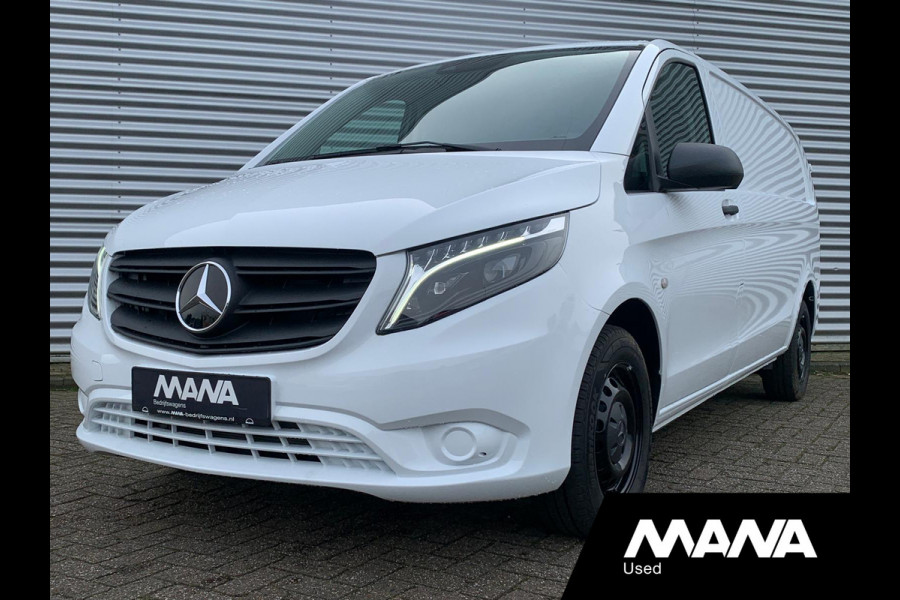 Mercedes-Benz Vito 116 CDI Extra Lang L3 163pk Automaat LED Airco Camera Leder-Stuur/Bekleding CruiseControl Stoelverwarming DYNAMIC Standkachel Ca