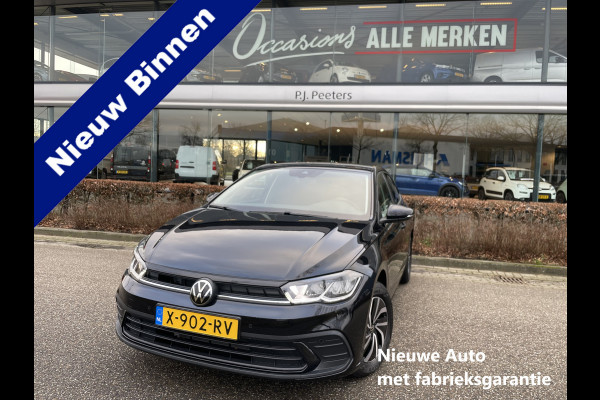 Volkswagen Polo 1.0 TSI Life Business NIEUW!! Climate control - Cruise control adaptive - Parksensoren v+a - Navi full map - A-uitrijcamera - MF Lederen stuurwiel - LMV - Apple carplay/Android auto - Bluetooth - DAB - Hill hold - Regen s