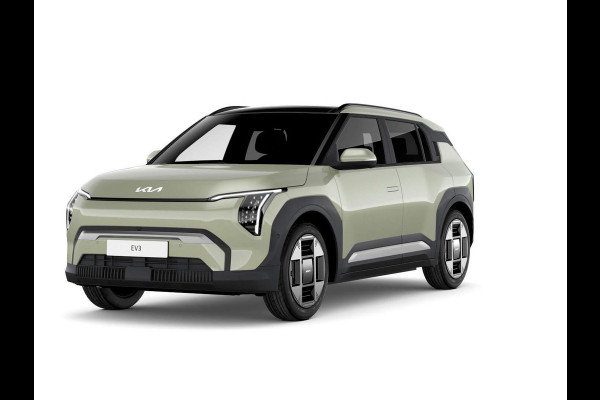 Kia EV3 Plus Advanced 81.4 kWh | Levering Juni | 600km Rijbereik | Navi | 19" | Adapt. Cruise | Clima | Schuif/Kanteldak | Stoel&Stuurverw. | Priv Glass | BSM | Harman Kardon | Private Lease € 594,- Actie !