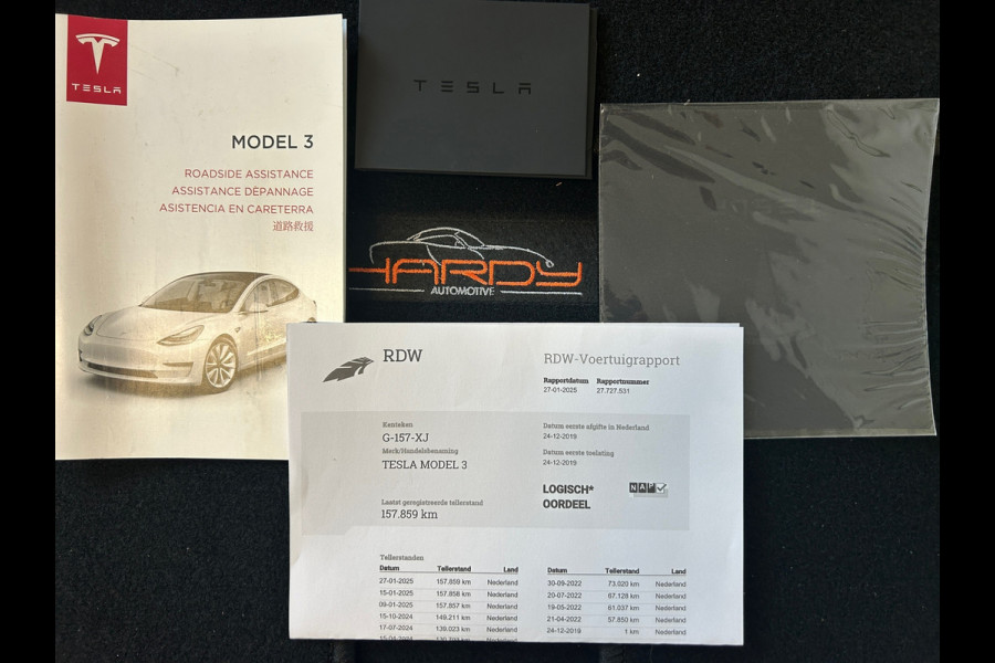 Tesla Model 3 Long Range AWD 75 kWh 85% SOH Trekhaak (1.000kg)