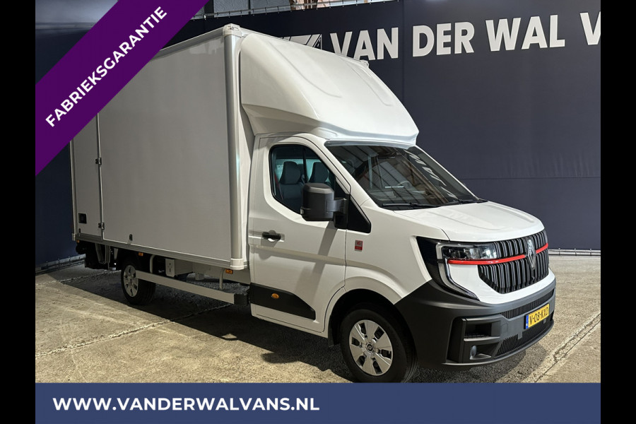 Renault Master 2.3 dCi 150pk Bakwagen 232cm Hoog Laadklep Zijdeur Fabrieksgarantie Euro6 Airco | LAT OM LAT | LED Cruisecontrol, Apple Carplay, Android Auto, Verwarmde voorruit, Bijrijdersbank