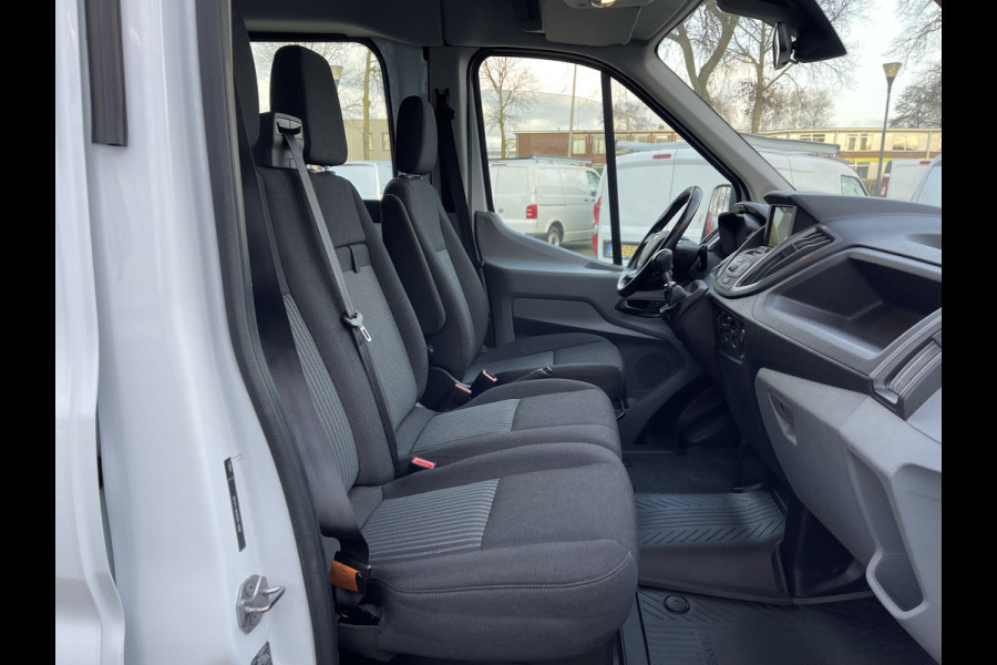 Ford Transit 330 2.0 TDCI L3H2 DC 6 persoons Trend / vaste prijs rijklaar € 16.950 ex btw / euro 6 diesel / airco / cruise / navigatie / trekhaak 2600 kg / Bott inrichting !