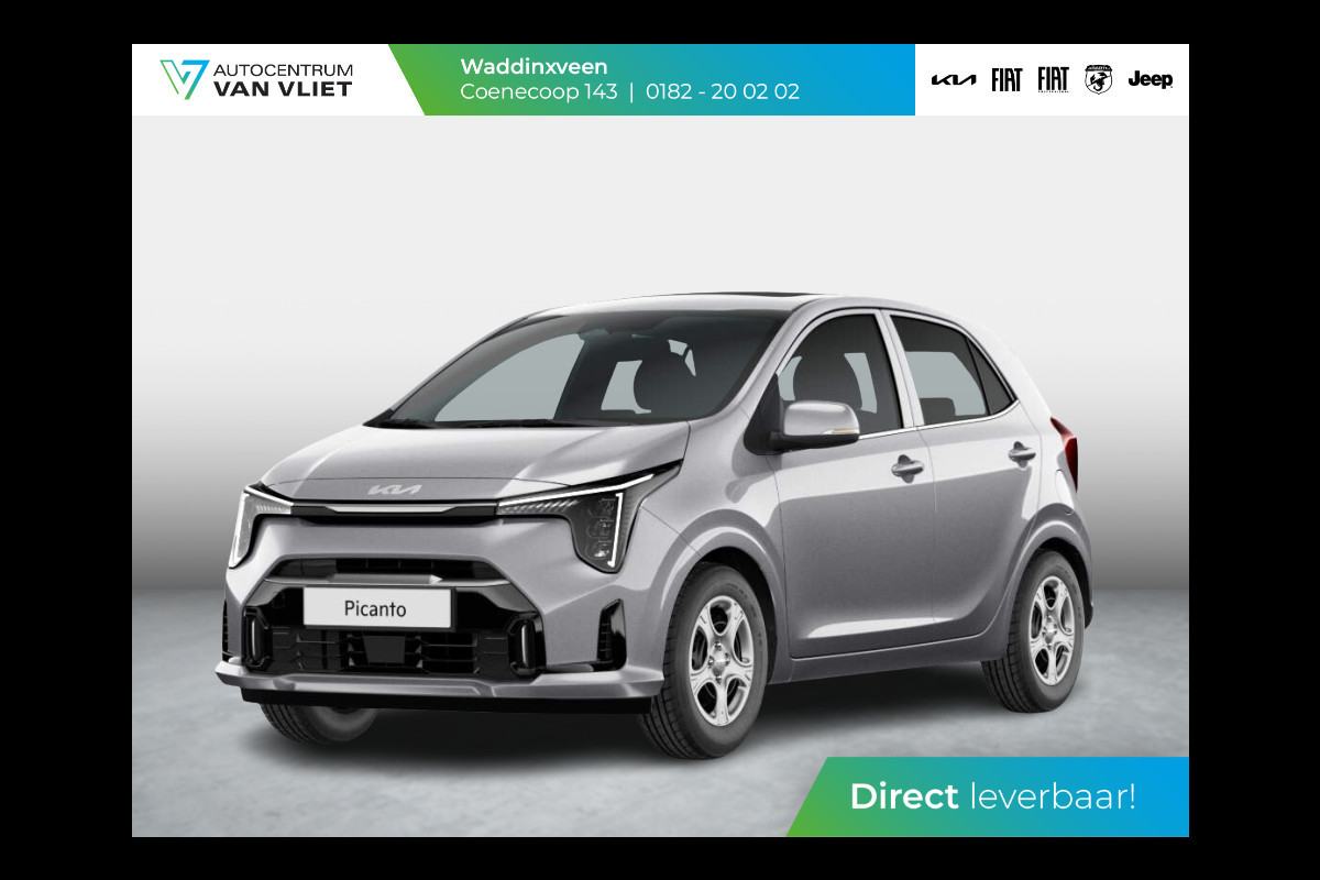 Kia Picanto 1.0 DPI DynamicLine | Uit voorraad leverbaar | MY25 | Navi | Airco | Cruise | Camera | Apple Carplay | Private Lease € 309,-