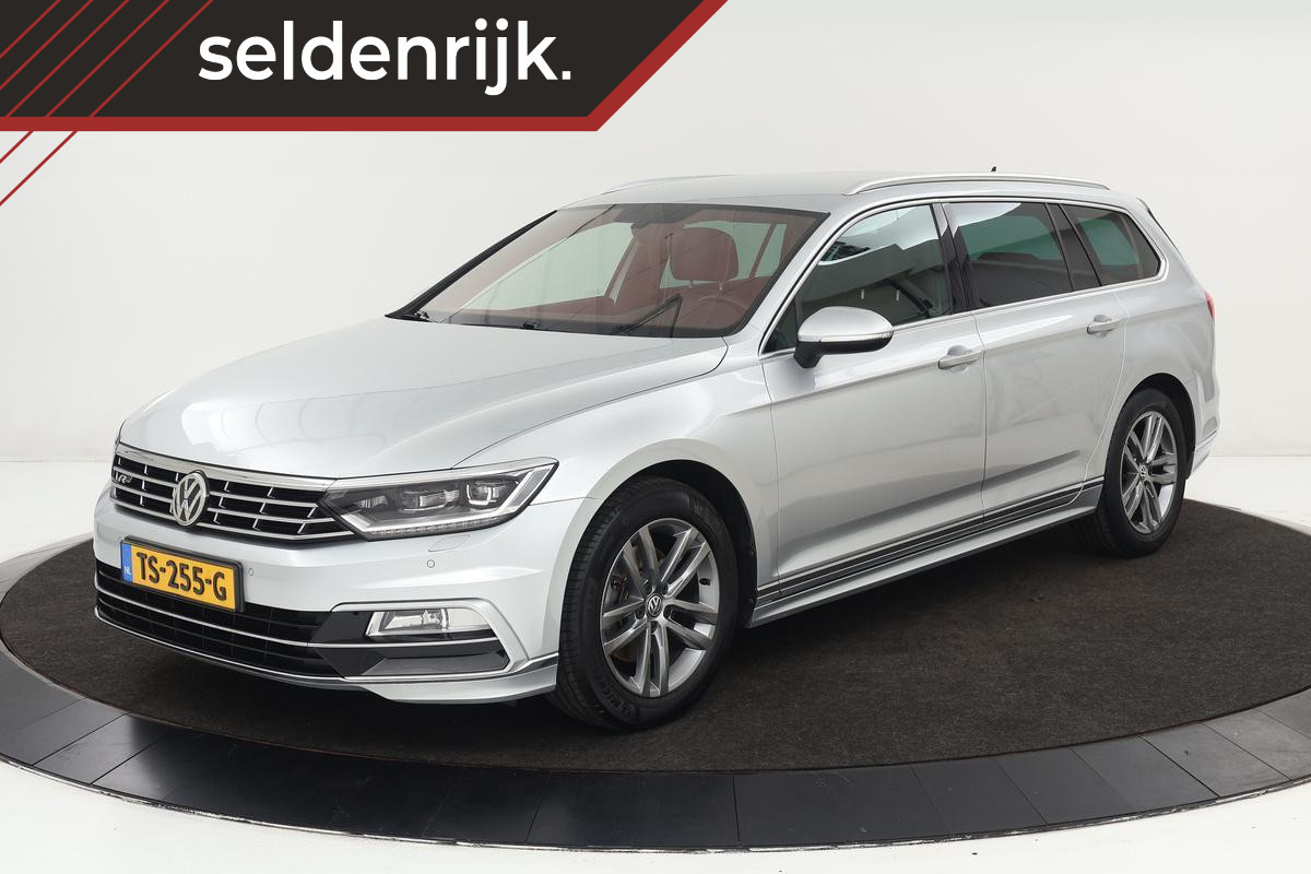 Volkswagen Passat 1.4 TSI R Line | Nappaleder | Trekhaak | Stoelverwarming | Adaptive cruise | Carplay | Active Info Display | Full LED | Climate control