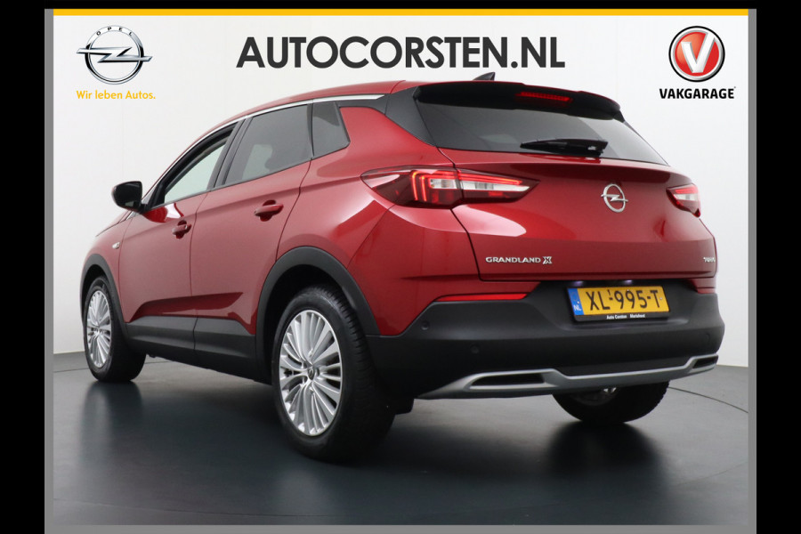 Opel Grandland X T131PK Trekhaak Camera Apple Carplay Android Auto Navi Bord-Herkenning Ecc Pdc 1/2 Leer koplampen adaptief Autom.Achterklep AGR- LaneAssist DAB Bluetooth Connected Led Licht-Regensensor Sensor dodehoek Business Executive 1ste Eigenaar 1.400kg trekvermogen Volledig Onderhouden! Euro 35.000 nieuw