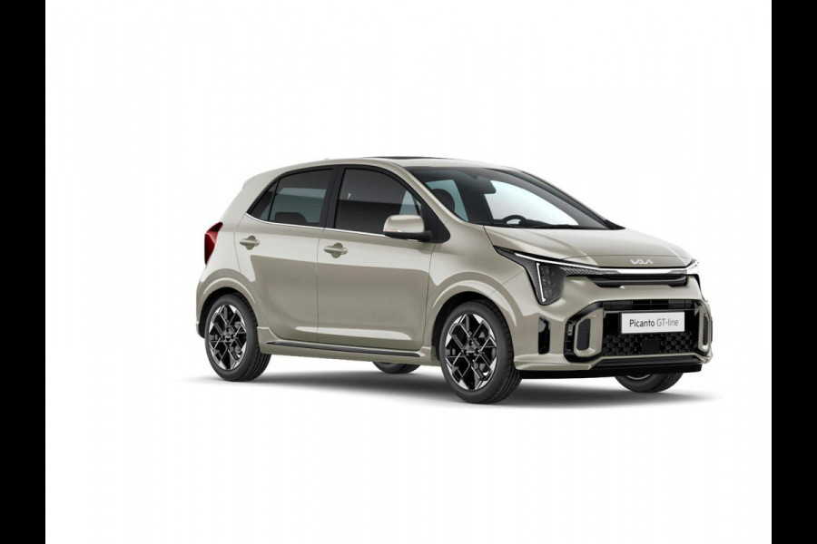 Kia Picanto 1.0 DPI GT-Line | MY25 | Stoel&Stuur Verwarming | Schuif/kanteldak | Clima | Cruise | Apple Carplay