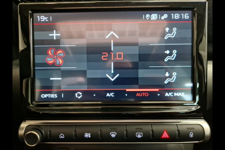 Citroën C3 Aircross 1.2 PureTech Shine Automaat | Elektrisch dakraam | Leder | Navigatie | Voorruitverwarming