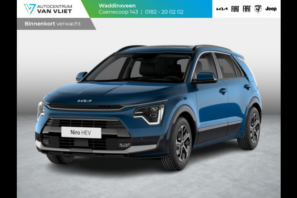 Kia Niro 1.6 GDi Hybrid DynamicPlusLine | Levering April | LED | Clima | Navi | Carplay | Stoel&Stuur Verwarming | Schuif-/Kanteldak | Head-up display