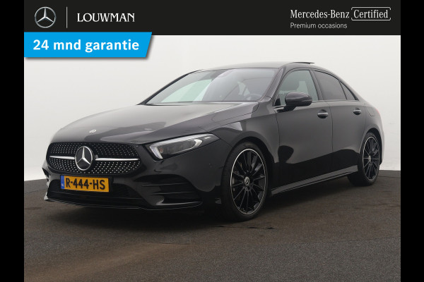 Mercedes-Benz A-Klasse 180 Business Solution AMG | AMG-Styling | Panoramadak | Multibeam LED | NIghtpakket | 18 inch Multispaaks velgen | Sfeerverlichting | Navigatie | Smartphone-integratie | Inclusief 24 maanden MB Certified garantie voor Europa.