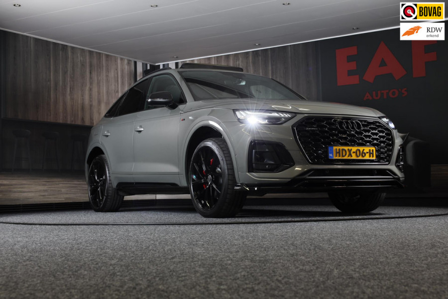 Audi Q5 Sportback 55 TFSI e S Line Competition / AUT / Acc / Head Up / 360 Camera / Elek Stoelen / Dode Hoek / Leder / Pano / 21 I