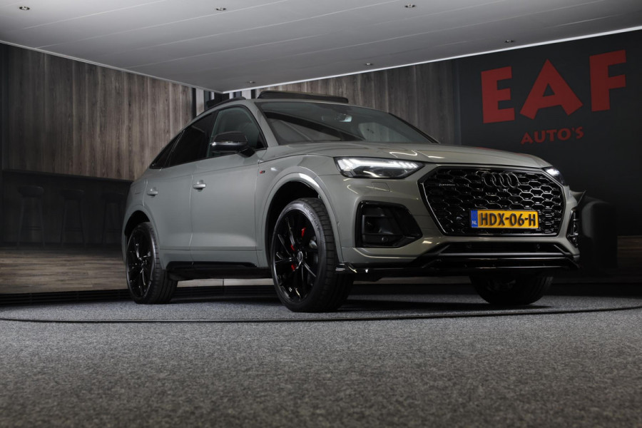 Audi Q5 Sportback 55 TFSI e S Line Competition / AUT / Acc / Head Up / 360 Camera / Elek Stoelen / Dode Hoek / Leder / Pano / 21 I