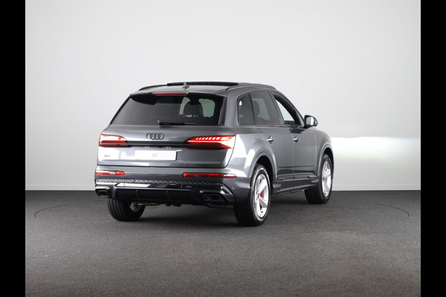 Audi Q7 55 TFSI e quattro Pro Line S Panoramadak, adaptive cruisecontrol, B&O soundsysteem, optiekpakket zwart Plus