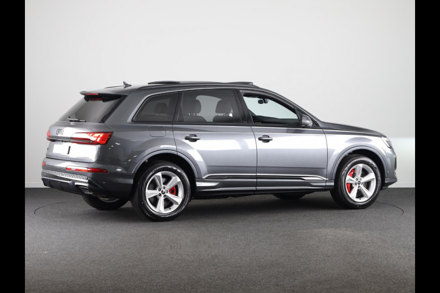 Audi Q7 55 TFSI e quattro Pro Line S Panoramadak, adaptive cruisecontrol, B&O soundsysteem, optiekpakket zwart Plus