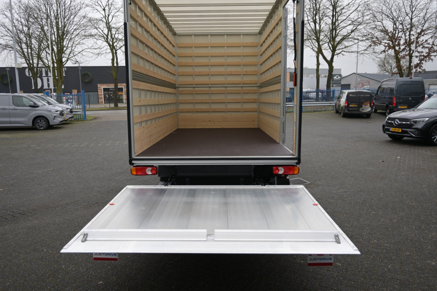 Mercedes-Benz Sprinter 519 CDI L3 Bakwagen met Dhollandia laadklep BPM vrij 3500 kg trekgewicht, LED, Geveerde stoel