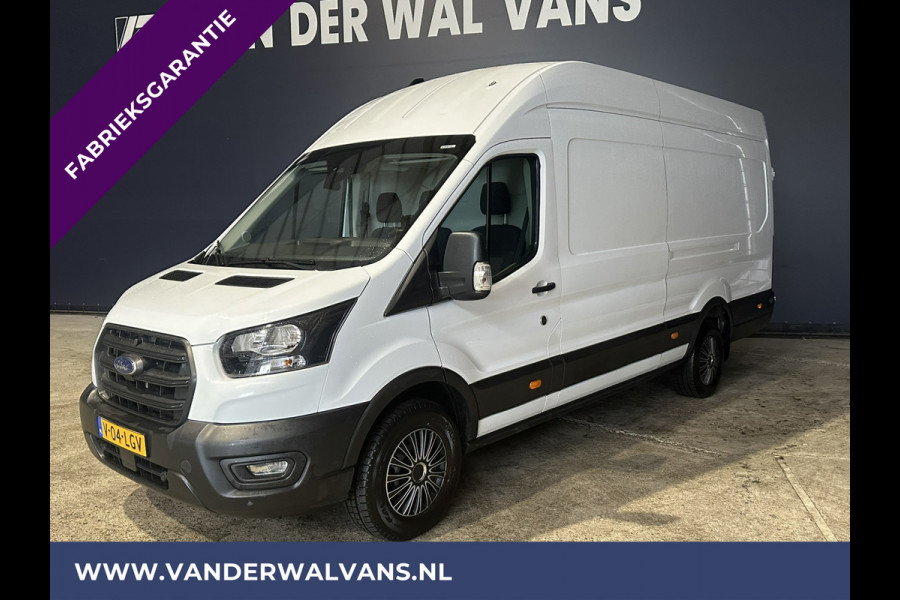 Ford Transit 2.0 TDCI 131pk L4H3 Jumbo Fabrieksgarantie Euro6 Airco | Camera | Cruisecontrol | 2750kg Trekhaak Stoelverwarming, Verwarmde voorruit, Parkeersensoren, Bijrijdersbank