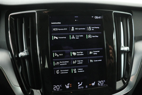 Volvo V60 2.0 B3 Momentum | Leder | Stoel & stuurverwarming | Carplay | Adaptive cruise | BLIS | Navigatie | Full LED | DAB