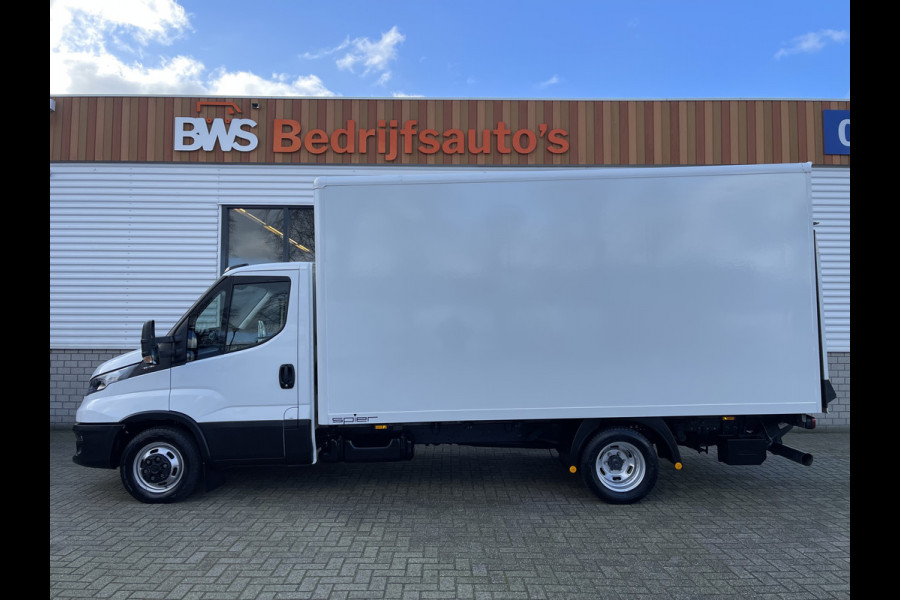 Iveco Daily 35C16 2.3 410 160pk bakwagen dubbellucht met Palfinger laadklep / handgeschakeld / euro 6 / lease vanaf € 500 / airco / netto laadvermogen 880kg / L 430 cm x H 207 cm x H 210 cm