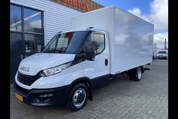 Iveco Daily 35C16 2.3 410 160pk bakwagen dubbellucht met Palfinger laadklep / handgeschakeld / euro 6 / lease vanaf € 500 / airco / netto laadvermogen 880kg / L 430 cm x H 207 cm x H 210 cm