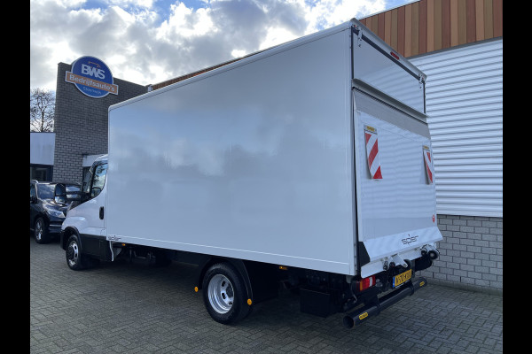 Iveco Daily 35C16 2.3 410 160pk bakwagen dubbellucht met Palfinger laadklep / handgeschakeld / euro 6 / lease vanaf € 500 / airco / netto laadvermogen 880kg / L 430 cm x H 207 cm x H 210 cm