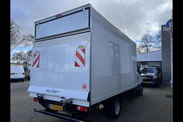 Iveco Daily 35C16 2.3 410 160pk bakwagen dubbellucht met Palfinger laadklep / handgeschakeld / euro 6 / lease vanaf € 500 / airco / netto laadvermogen 880kg / L 430 cm x H 207 cm x H 210 cm