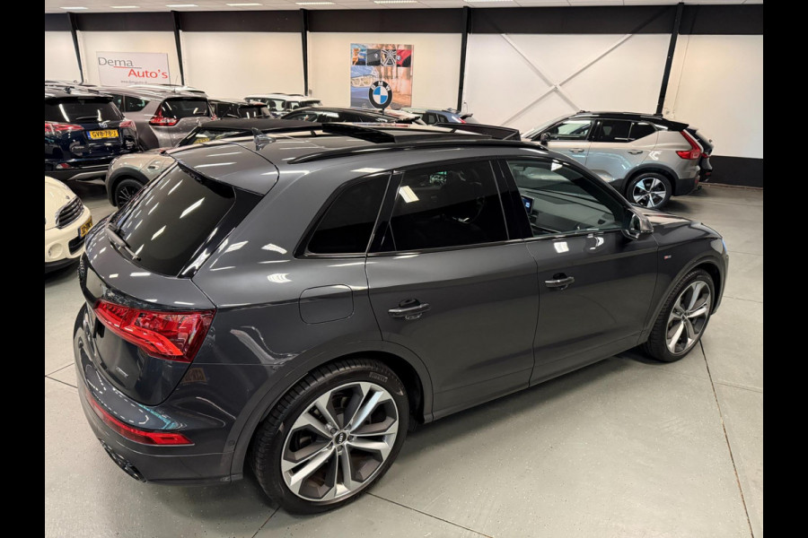 Audi Q5 55 TFSI e SQ5 PACK 367PK 21'' RS-LEDER BLACK-LINE 3XS-LINE PANO/B&O/V-COCKPIT/DAB/SFEERVERLICHTING///