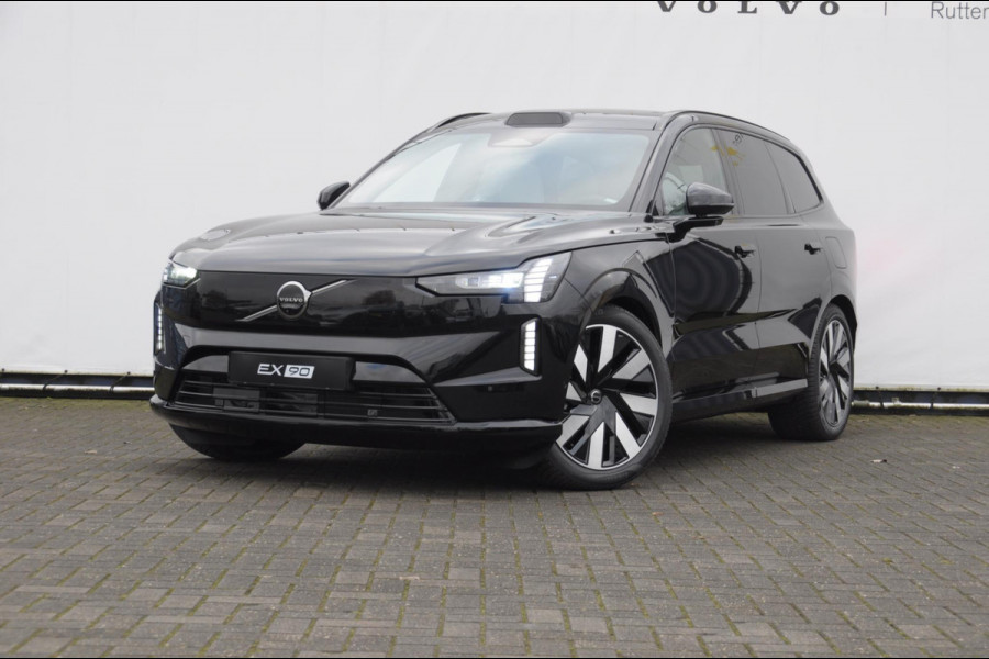 Volvo EX90 Twin Motor 408PK Automaat Ultra 7p. 111 kWh Panoramadak / Luchtvering / Head-up display / Stoelverwarming en stuurwielverwarming / Massagestoelen / Memory seats / Adaptive cruise control / 360 Camera / elektrische achterklep