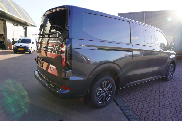 Ford Transit Custom 320L 2.0 TDCI 170PK L2H1 Limited DubbelCabine Automaat Nr. V001 | Schuifdeur links en rechts | Airco | Adap.Cruise | Navi | Camera