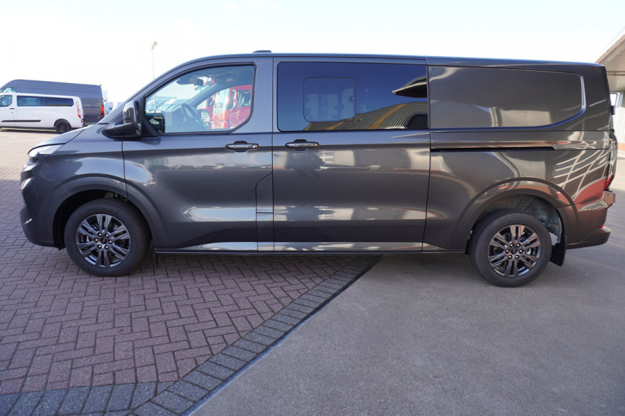 Ford Transit Custom 320L 2.0 TDCI 170PK L2H1 Limited DubbelCabine Automaat Nr. V001 | Schuifdeur links en rechts | Airco | Adap.Cruise | Navi | Camera