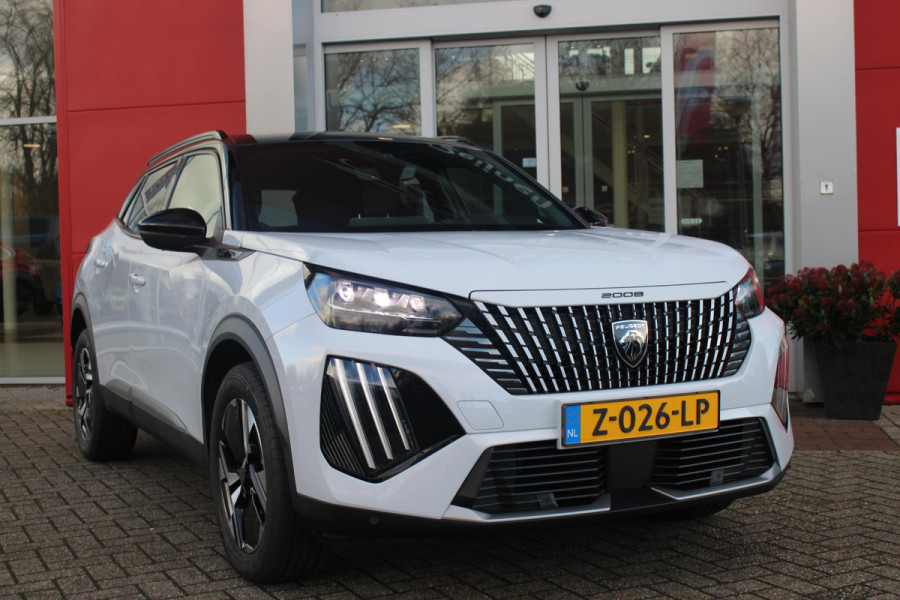 Peugeot 2008 1.2 130PK AUTOMAAT GT | DRAADLOZE TELEFOONLADER | NAVIGATIE | DRAADLOZE APPLE CARPLAY/ANDROID AUTO |ADAPTIVE CRUISE CONTROL | ACHTERUITRIJ CAMERA | CLIMATE CONTROL | FULL LED KOPLAMPEN | PARKEERSENSOREN VOOR EN ACHTER | DAB+ RADIO | KEYLESS ENTRY/START |