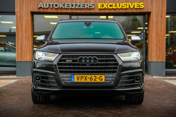 Audi Q7 4.0 TDI SQ7 quattro Panoramadak Carbon 360Cam Matrix LED BOSE Trekhaak Grijs kenteken 22''LM