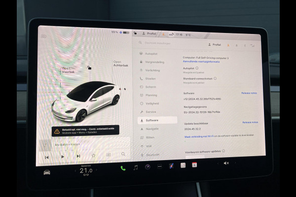 Tesla Model 3 Long Range AWD 75 kWh 1e Eigenaar,Autopilot,Panodak,BTW Auto,Leder,360 Camera,NL Auto,N.A.P,APK tot 12-2025